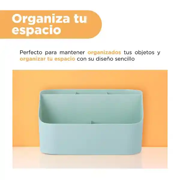 Organizador de Plástico de 5 Ranuras Mori Girl Verde Miniso