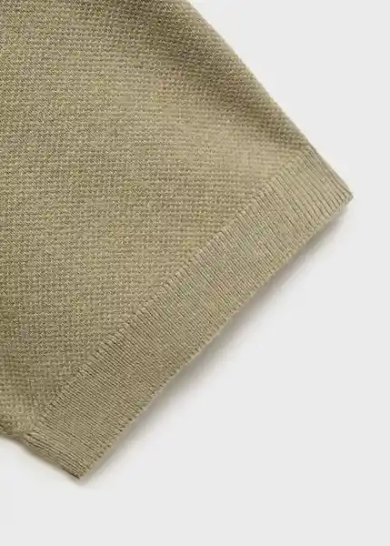Camiseta Polo Andrew Khaki Talla L Hombre Mango