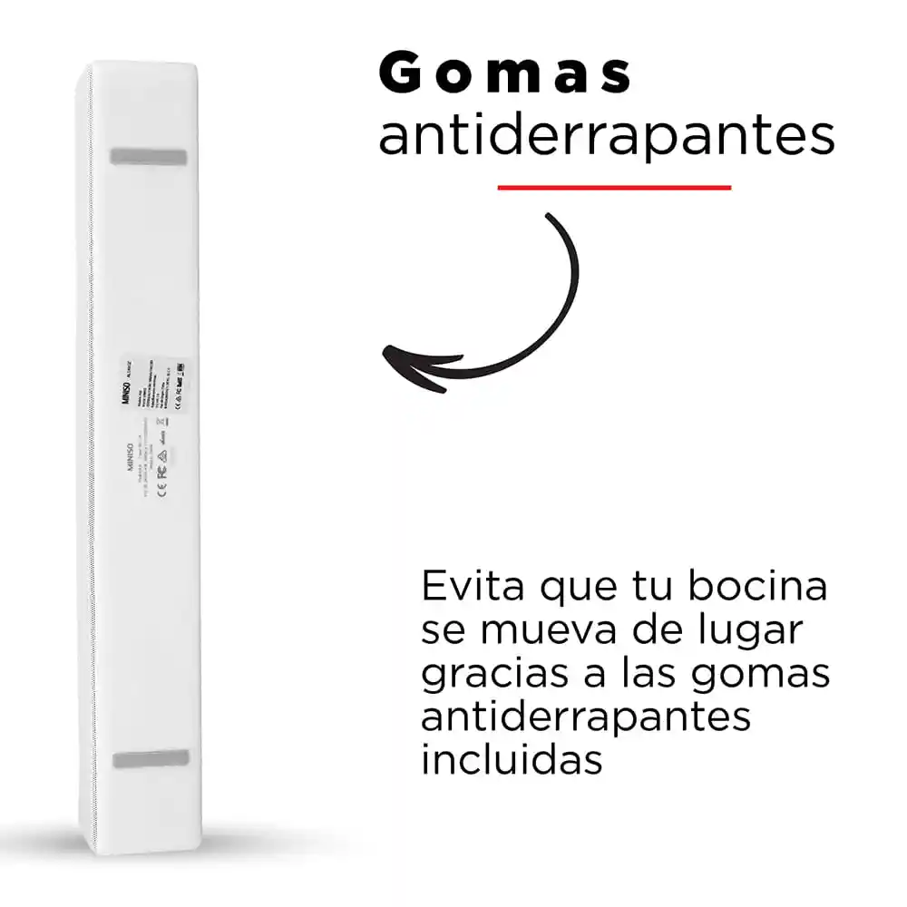 Miniso Bocina Inalámbrica Mediana Blanca