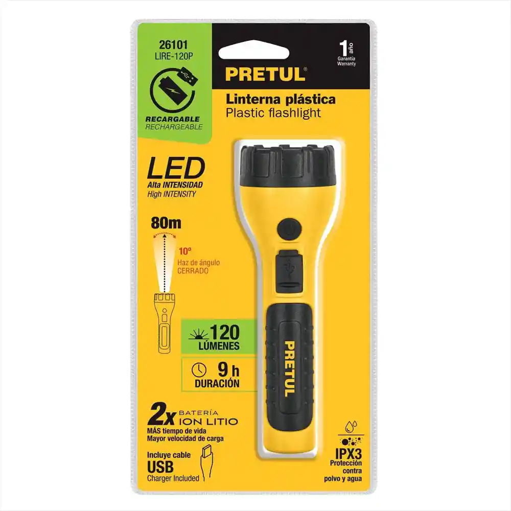 Linterna Plastica Led ( Pretul )