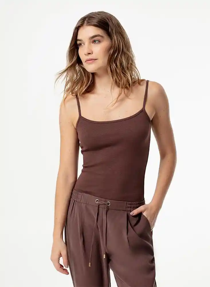 Camisetas Tiras Antonia B M - Cafe