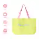 Bolsa de Compras Life is a Picnic Amarillo Miniso