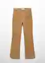 Pantalón Jean Siennap Camel Talla 34 Mujer Mango