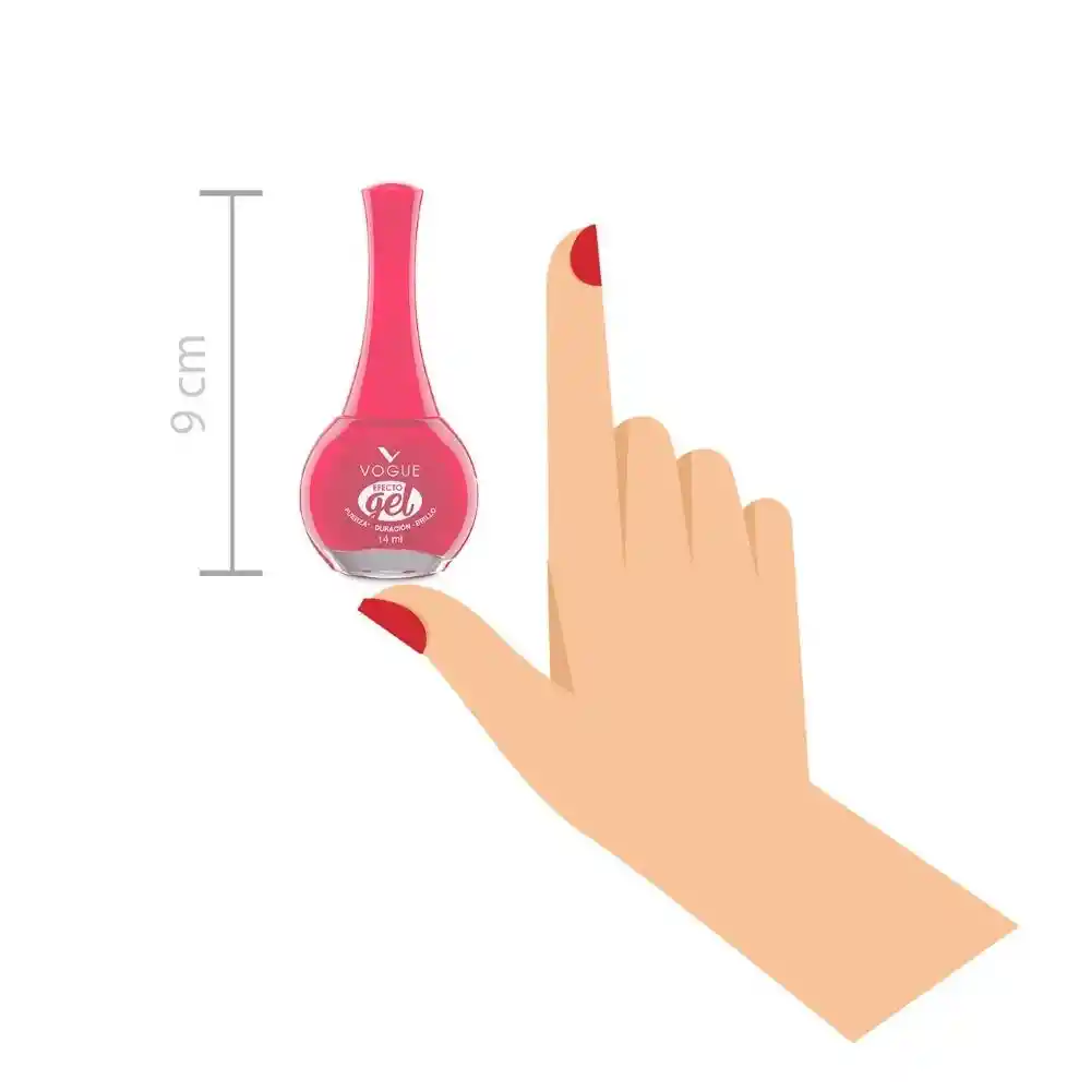 Esmalte Efecto Gel Carño Rosado