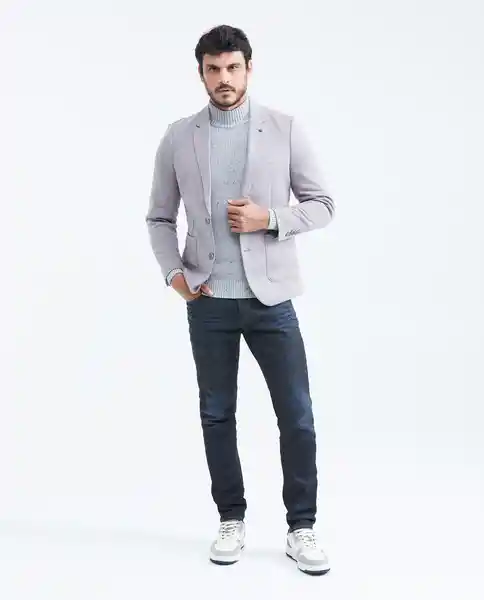 Blazer Smart Continuativo Gris Fundido Medio L Chevignon