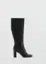 Botas Harrison Negro Talla 36 Mujer Mango