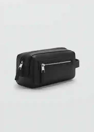 Bolso Toiletxs Negro Talla 99 Hombre Mango