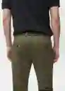 Pantalón Prato Khaki Talla 38 Hombre Mango