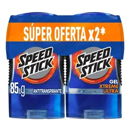 Desodorante Hombre Speed Stick 24/7 Xtreme Ultra Gel 2 x 85 g