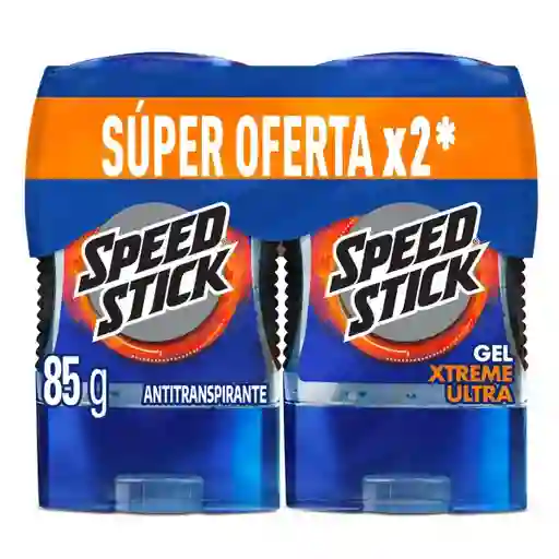 Desodorante Hombre Speed Stick 24/7 Xtreme Ultra Gel 2 x 85 g