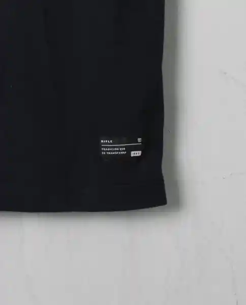 Camiseta Hombre Negro M 102G006_NEG194007 Rifle