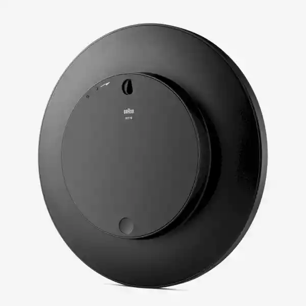 Braun Reloj de Pared Grande Análogo Negro