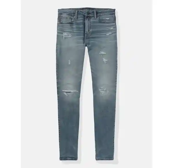 Jean Slim Hombre Azul Talla 40 x 32 American Eagle