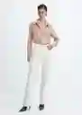 Camisa Basic Caldero Talla S Mujer Mango