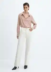 Camisa Basic Caldero Talla S Mujer Mango