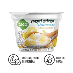 Taeq Yogurt Griego Frutos Tropicales