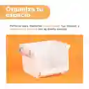 Organizador de Plástico Apilable Blanco S Miniso