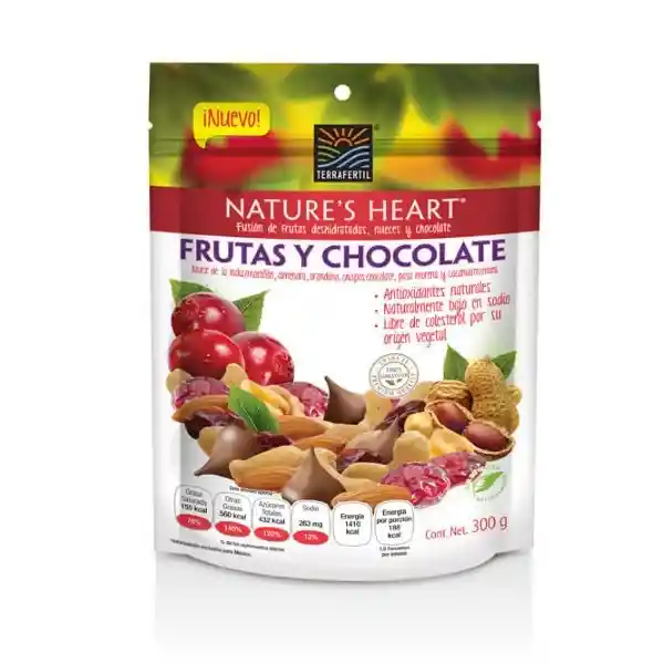 Natures Heart Frutas Con Chocolate