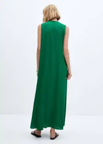 Vestido Linda-A Verde Talla XS Mujer Mango