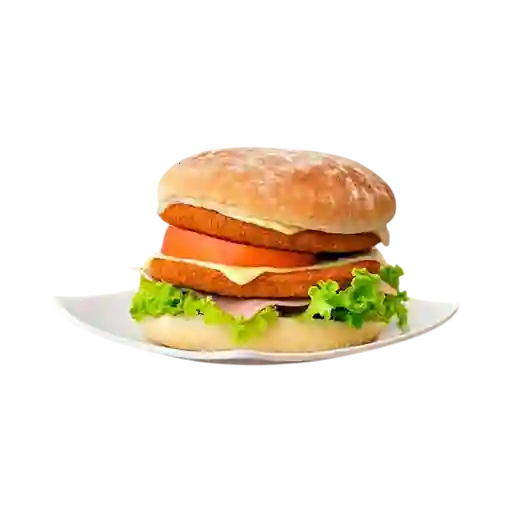 Hamburguesa Apanada Doble