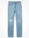 Jean 90s Gris Talla 8 Regular Mujer American Eagle