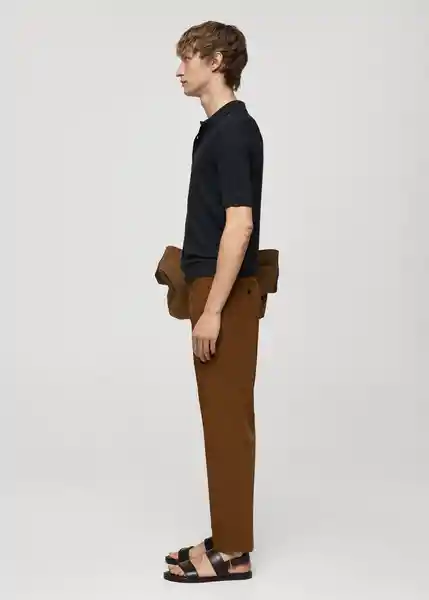 Camiseta Polo Laforja Navy Talla XL Hombre Mango