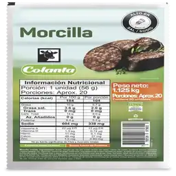 Colanta Morcilla Fresca