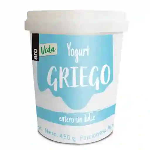 Yogurt Griego Vida Natural Sin Dulce Aro