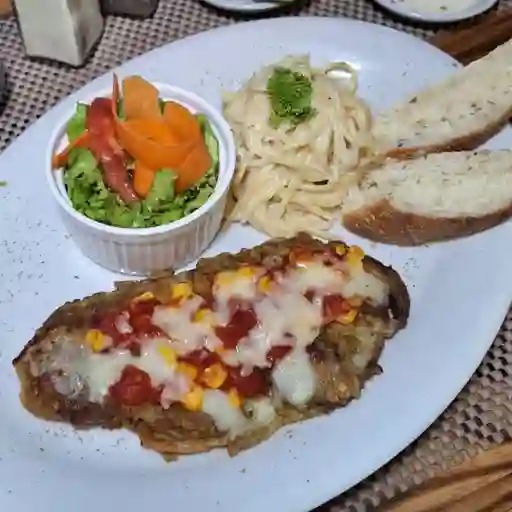 Pescado a la milanesa