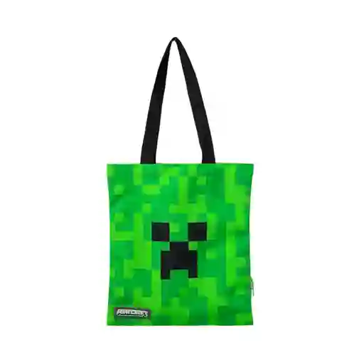 Bolso de Compras Serie Minecraft Verde Miniso
