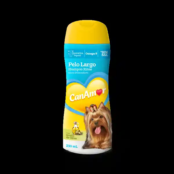 Can Amor Shampoo para Perro de Pelo Largo con Aceite de Oliva 