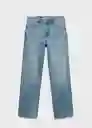 Jean Miami Tejano Medio Talla 40 Mujer Mango
