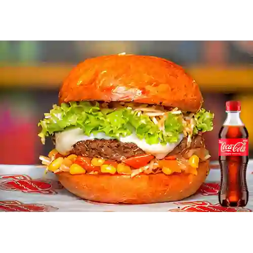 Combo hamburguesa criolla + coca cola