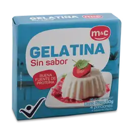 M&C Gelatina Sin Sabor