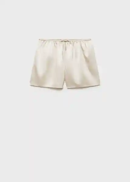 Short Pijama Lita Piedra Talla M Mujer Mango