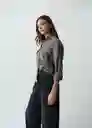 Camisa Livia Mujer Verde Galeras Ultraoscuro T L 512G395 Naf Naf