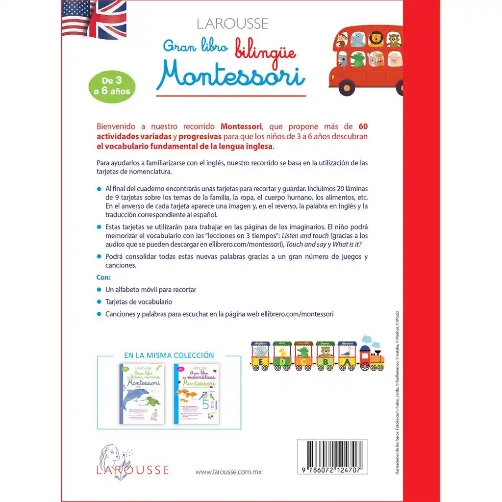 Gran libro bilingüe Montessori