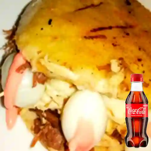 Combo Arepa Super Especial + Coca Cola Original 250ML