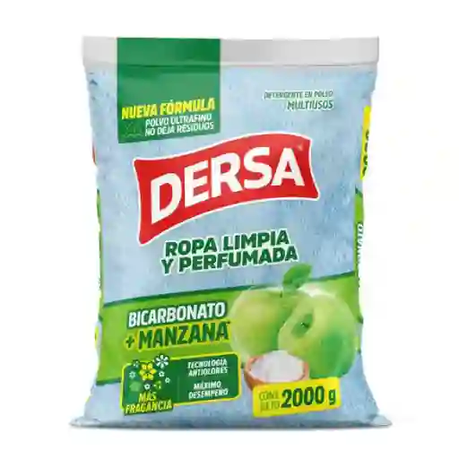 Dersa Detergente Polvo Multiusos Bicarbonato Manzana