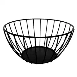 Marres Frutero Líneas Negro 26 x 12.5 x 14 cm