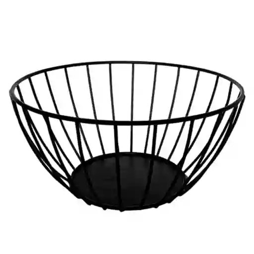 Marres Frutero Líneas Negro 26 x 12.5 x 14 cm