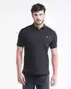 Camiseta Polo Knob Piece Negro Sombrío Ultraoscuro S Chevignon