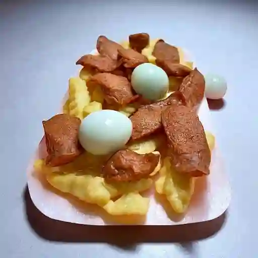 Choripapa Especial con Carne