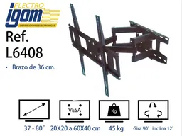 Imount Soporte Brazo Móvil Para Tv 37 – 80"