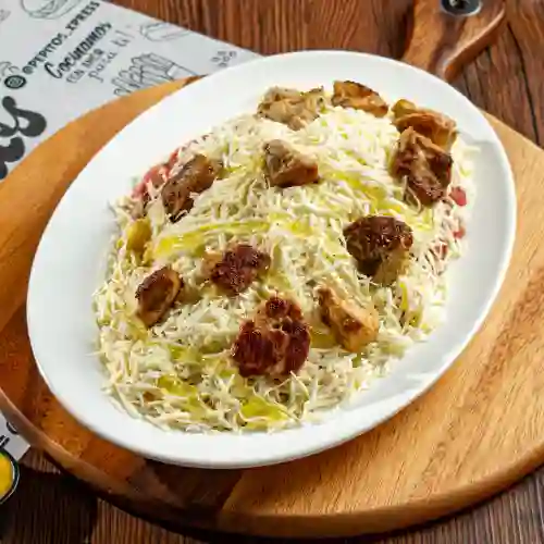 Salchipapa Mixta