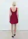 Vestido Sea2 Rojo Talla S Mujer Mango
