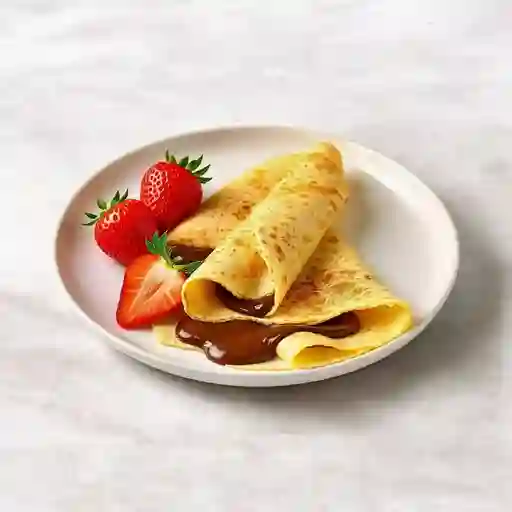 Crepe De Nutella Con Fresa