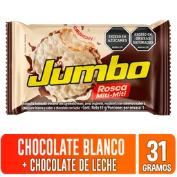 Jumbo Rosca Miti-miti con Chocolate Blanco y Leche