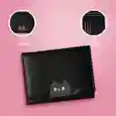 Cartera Trifold Negro Miniso