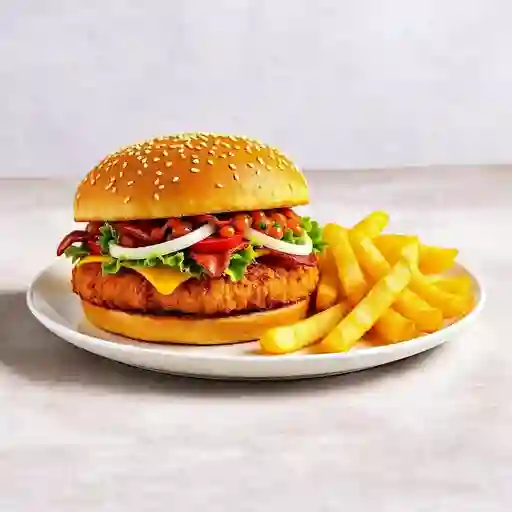CRUNCHY CHICKEN BURGER